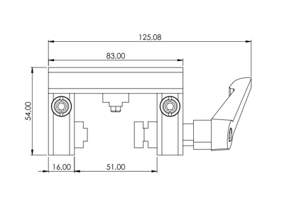1.67.S102.040040E- Eco-Slide PG 40 - 40E met hendel
